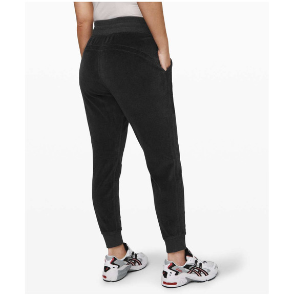 Lululemon Warm Down Jogger Velour Heathered Black - Picture 2 of 7
